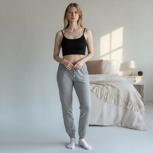 Open Edit Nordstrom Black Spaghetti Strap Cropped‎ Camisole Top Size 1X